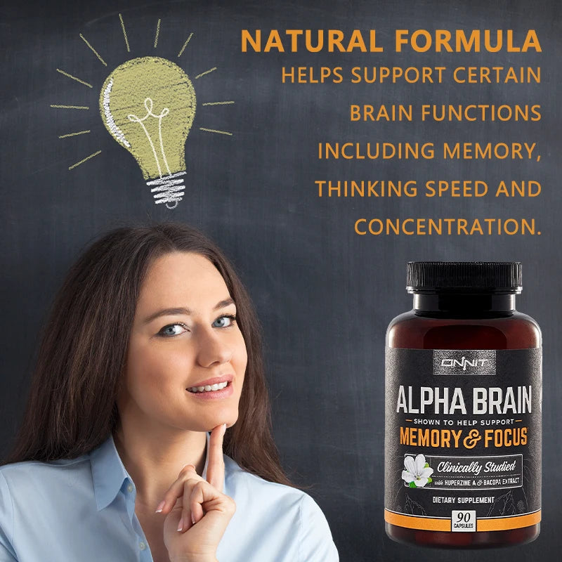 Alpha Brain™ Nootropic for Focus & Memory™